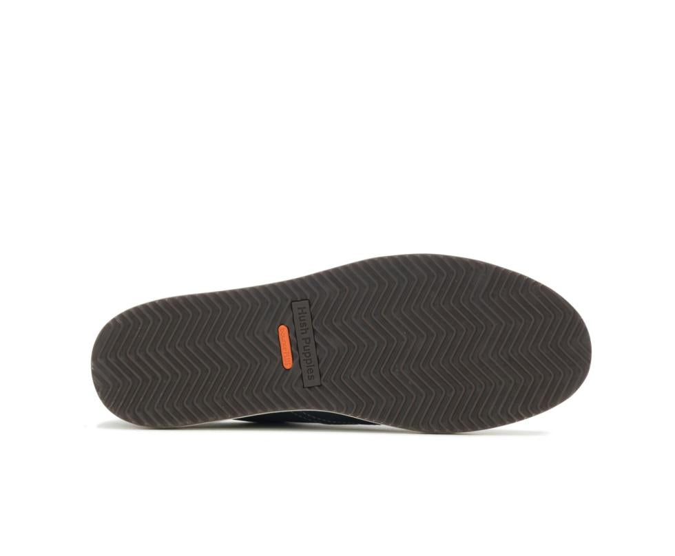 Hush Puppies Heath Wingtip Oxford Navy Nubuck | Men Sneakers