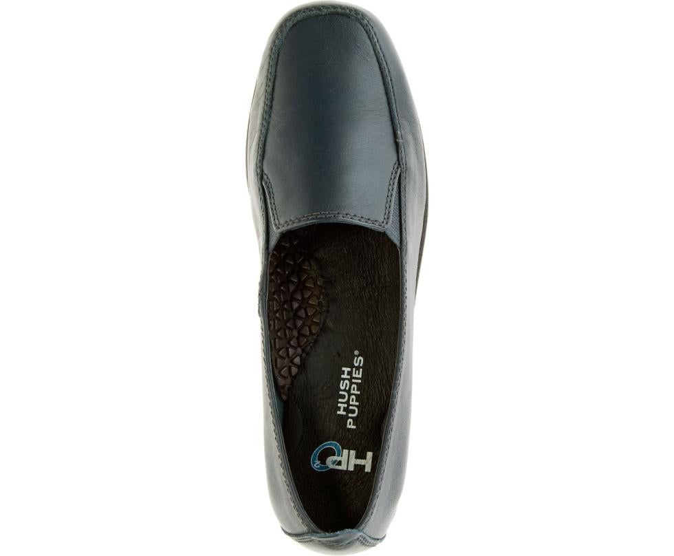 Hush Puppies Heaven Navy Leather | Women Walking Shoes