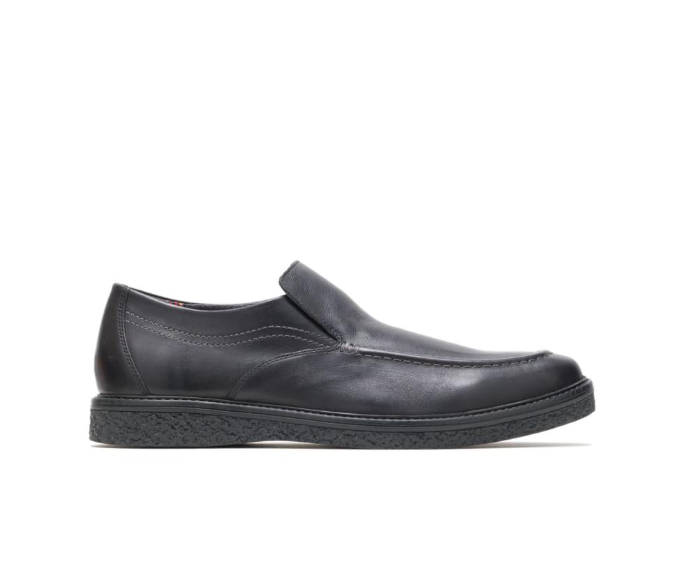 Hush Puppies Jaden Mt Slip-On Black Leather | Men Slip-Ons