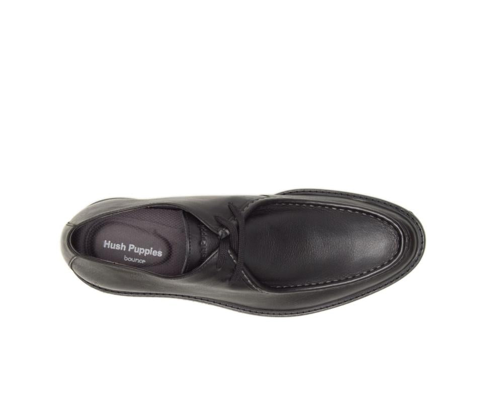 Hush Puppies Jaden Oxford Black Leather | Men Oxfords