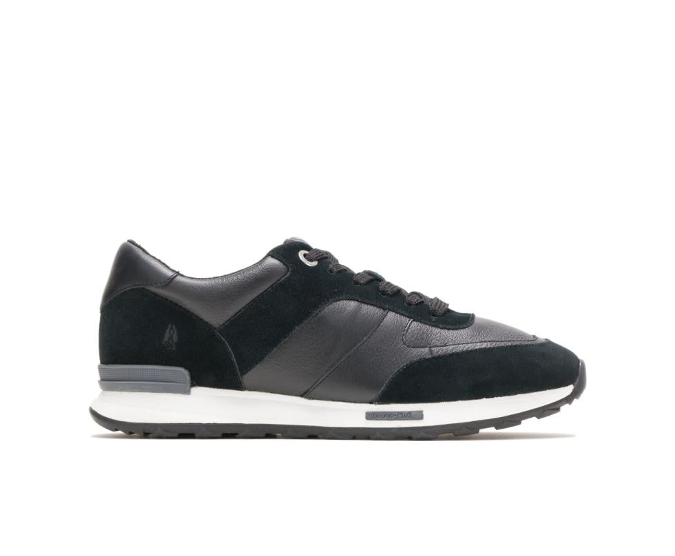 Hush Puppies Jenna Jogger Black Leather | Women Sneakers