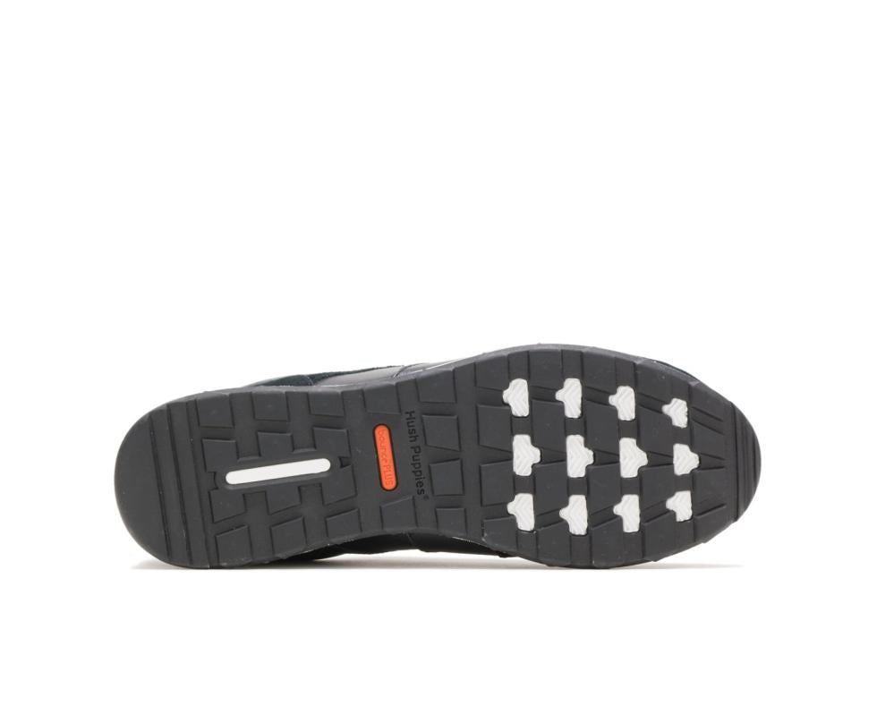 Hush Puppies Jenna Jogger Black Leather | Women Sneakers