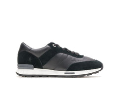 Hush Puppies Jenna Jogger Black Leather | Women Sneakers