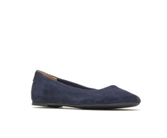 Hush Puppies Kendal Ballet Perfect Fit Navy Suede | Women Flats &amp; Slip-Ons
