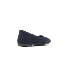 Hush Puppies Kendal Ballet Perfect Fit Navy Suede | Women Flats &amp; Slip-Ons