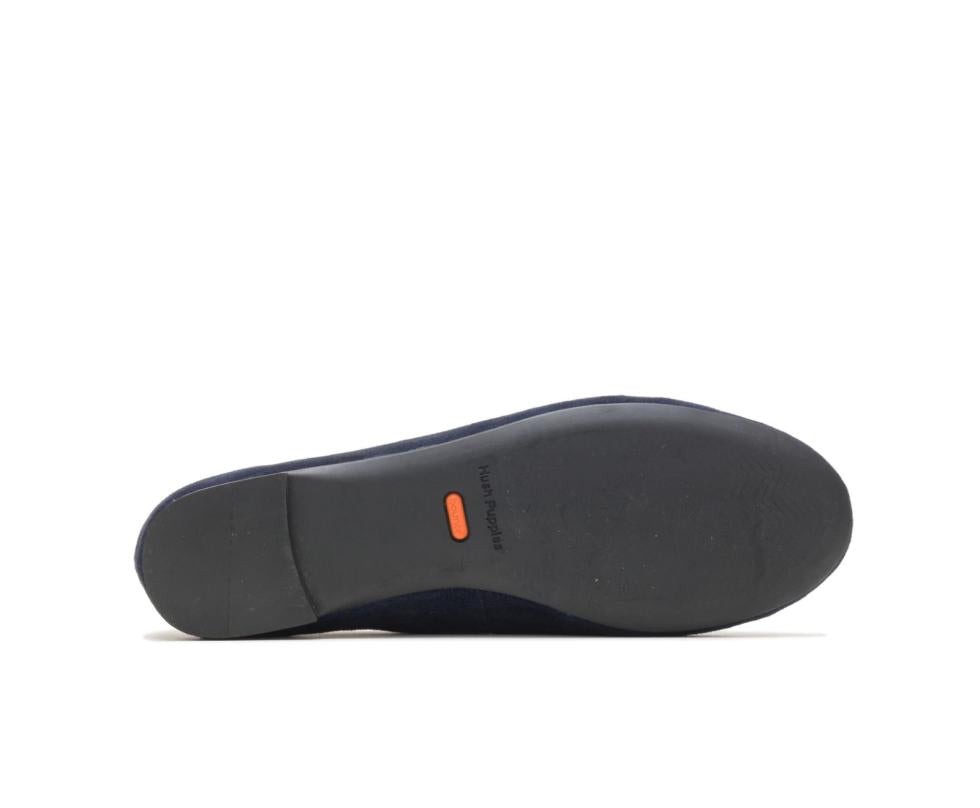 Hush Puppies Kendal Ballet Perfect Fit Navy Suede | Women Flats &amp; Slip-Ons