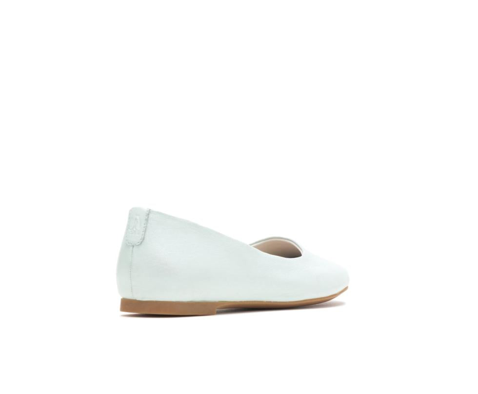 Hush Puppies Kendal Ballet Perfect Fit Pale Blue Leather | Women Flats &amp; Slip-Ons