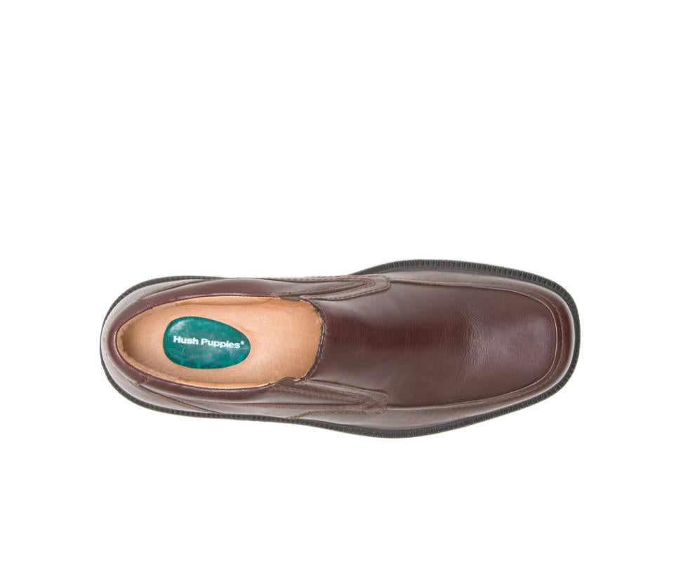 Hush Puppies Leverage Brown | Men Slip-Ons