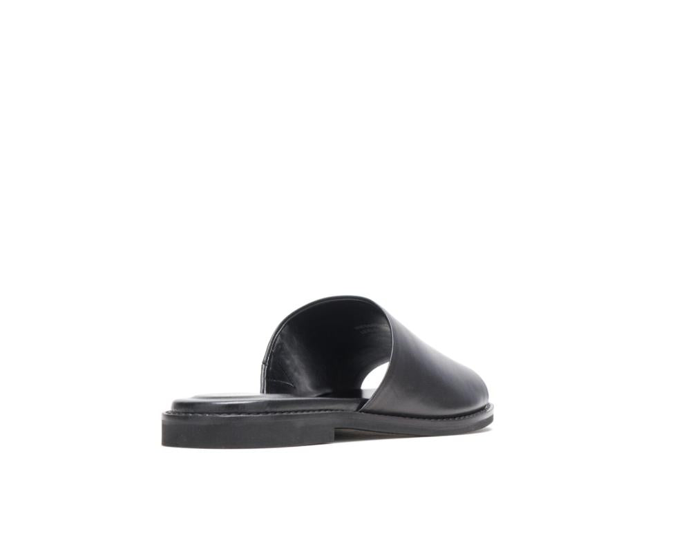 Hush Puppies Lexi Slide Black Leather | Women Sandals