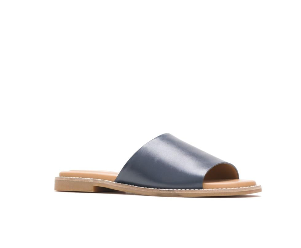 Hush Puppies Lexi Slide Navy Leather | Women Sandals