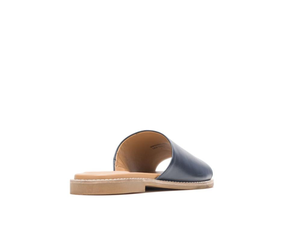 Hush Puppies Lexi Slide Navy Leather | Women Sandals