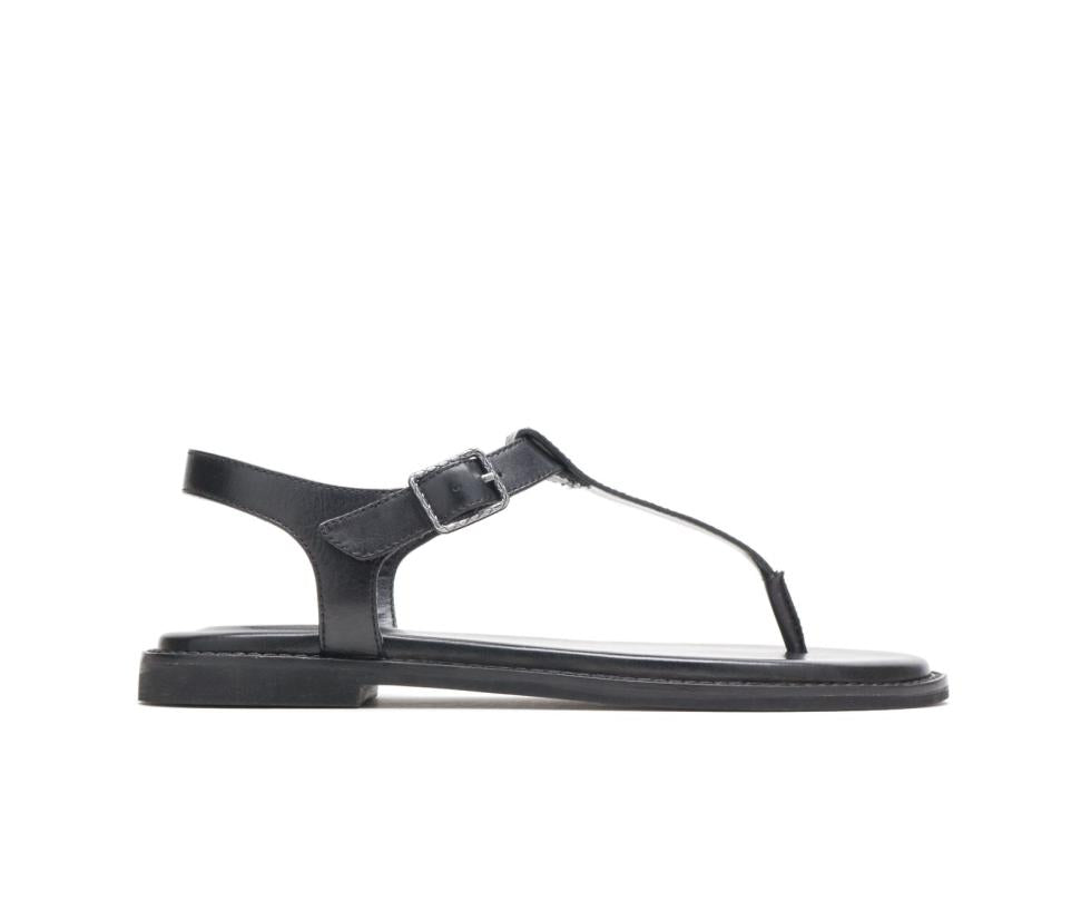 Hush Puppies Lexi Toepost Black Leather | Women Sandals