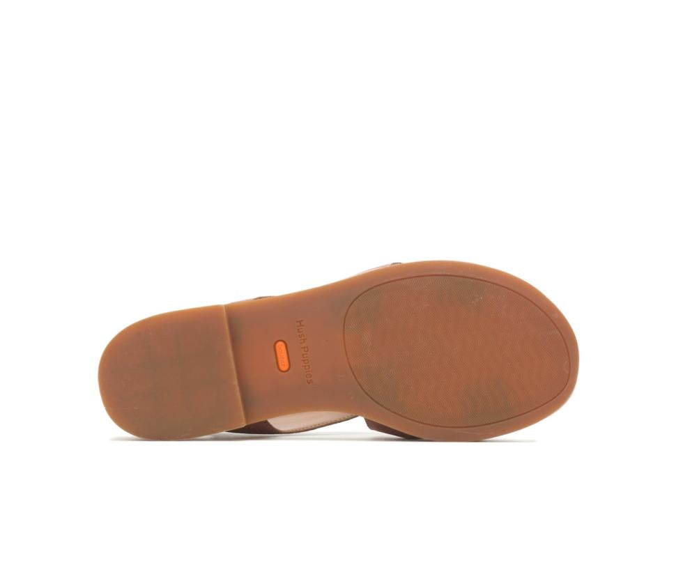 Hush Puppies Lilly Criss Cross Sandal Cognac Nubuck | Women Sandals
