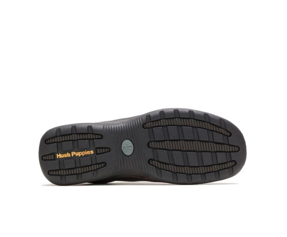 Hush Puppies Lunar Ii Dark Brown Leather | Men Slip-Ons