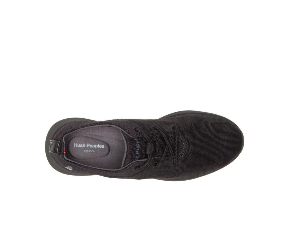 Hush Puppies Makenna Lace Up Black Heathered/dark Outsole | Women Sneakers