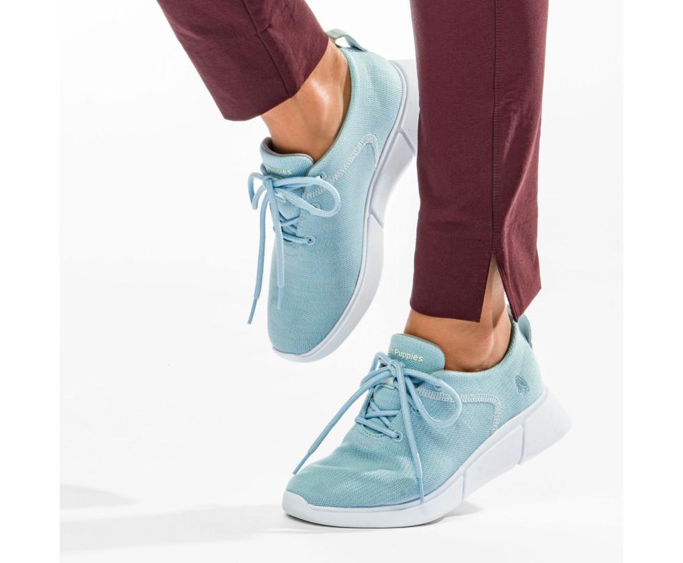 Hush Puppies Makenna Lace Up Grey Multi Heathered | Women Sneakers