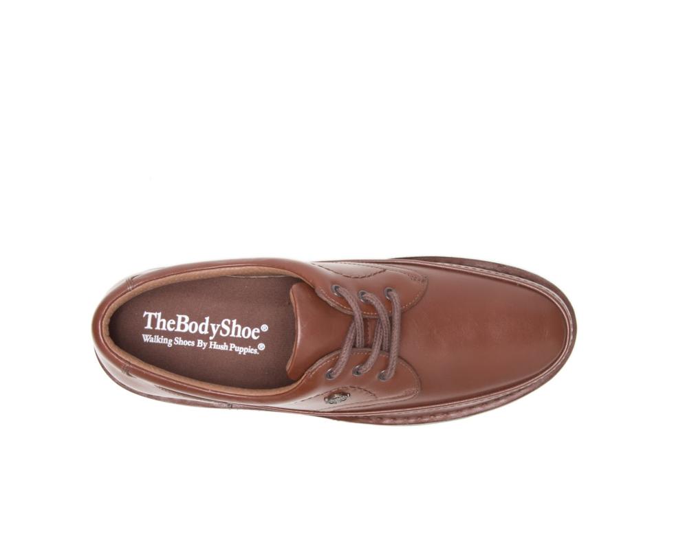 Hush Puppies Mall Walker Antique Brown Leather | Men Walking Shoes