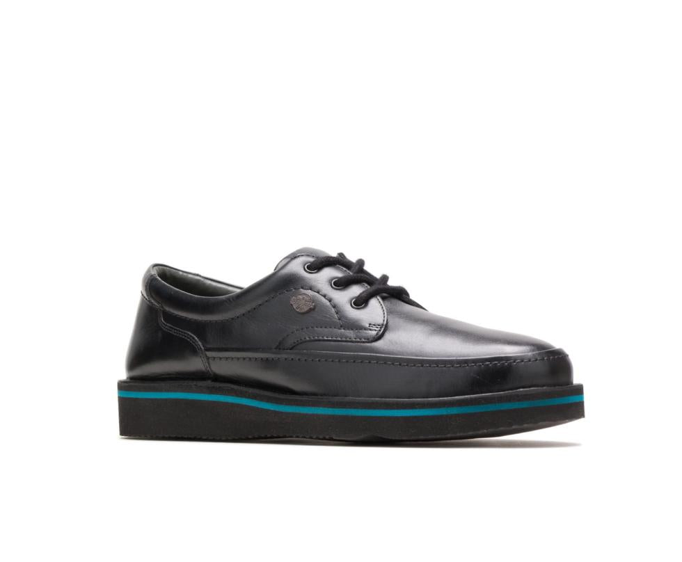 Hush Puppies Mall Walker Black Leather | Men Walking Shoes