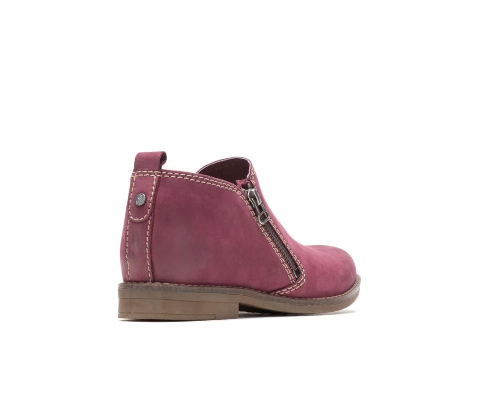 Hush Puppies Mazin Cayto Dark Wine Nubuck | Women Boots