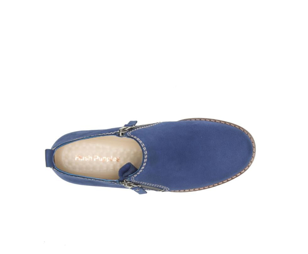 Hush Puppies Mazin Cayto Navy Nubuck | Women Boots