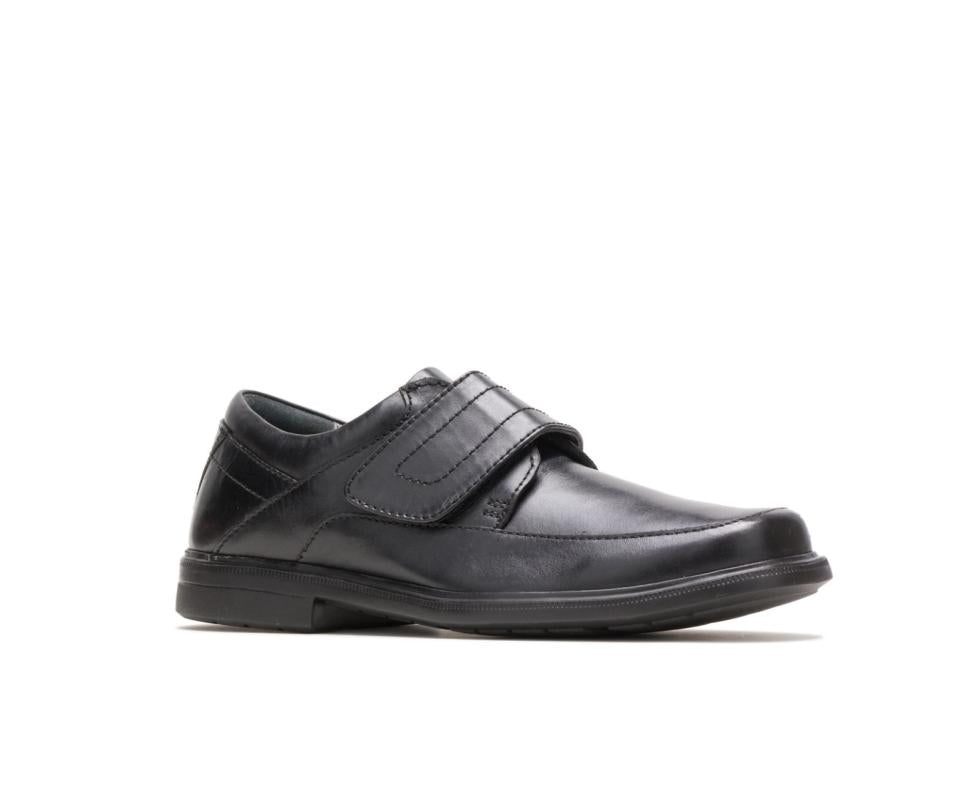 Hush Puppies Peri Hopper Black Leathe17r | Men Walking Shoes