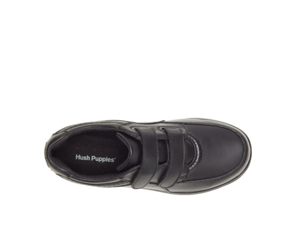 Hush Puppies Power Walker Ii Black Leather | Women Walking Shoes