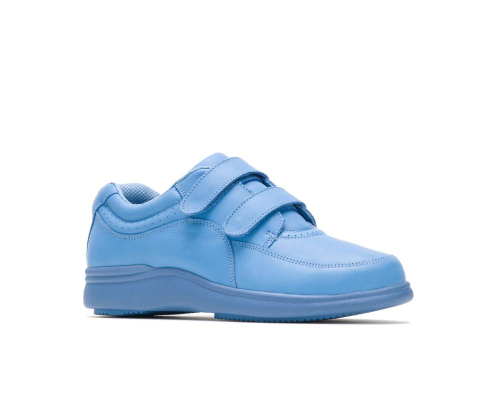 Hush Puppies Power Walker Ii Blue Surf Leather | Women Walking Shoes