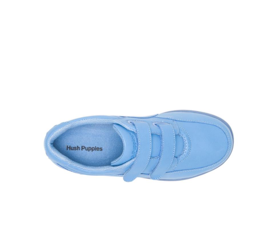 Hush Puppies Power Walker Ii Blue Surf Leather | Women Walking Shoes