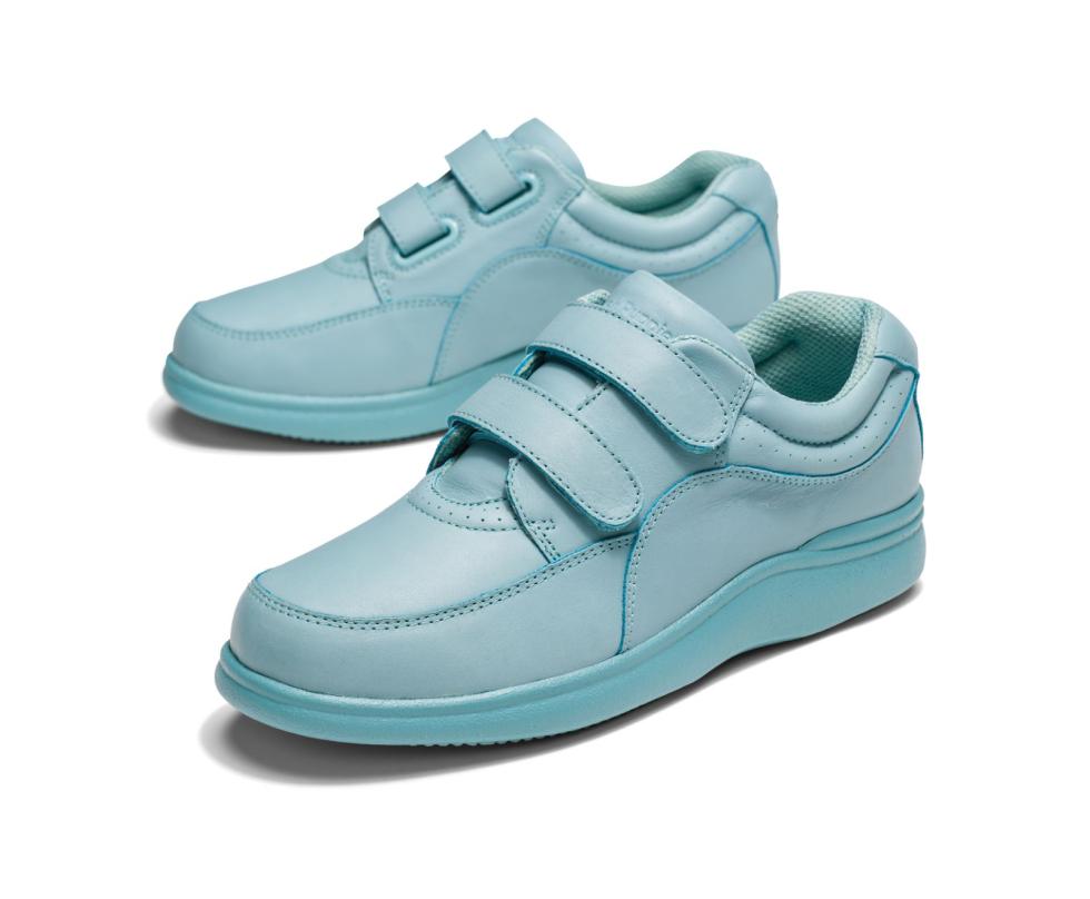 Hush Puppies Power Walker Ii Seafoam Leather | Women Walking Shoes
