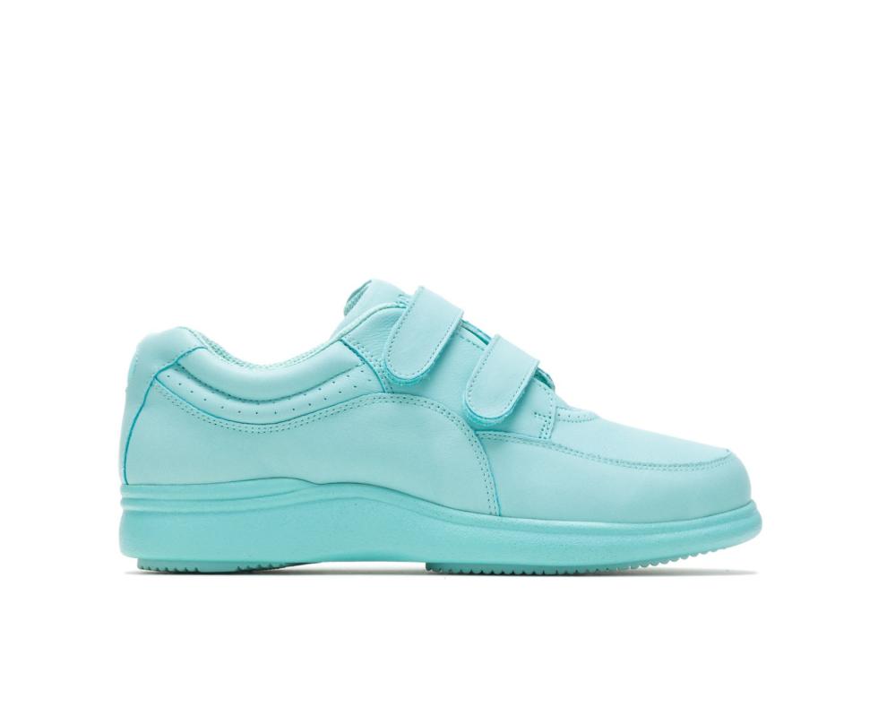 Hush Puppies Power Walker Ii Seafoam Leather | Women Walking Shoes