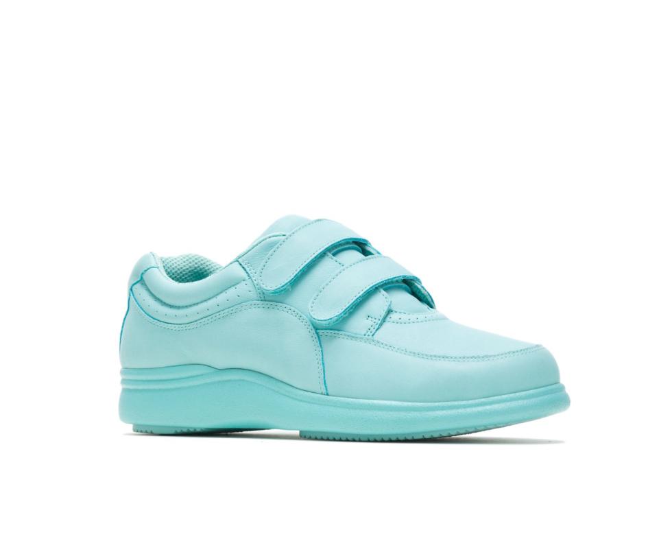 Hush Puppies Power Walker Ii Seafoam Leather | Women Walking Shoes