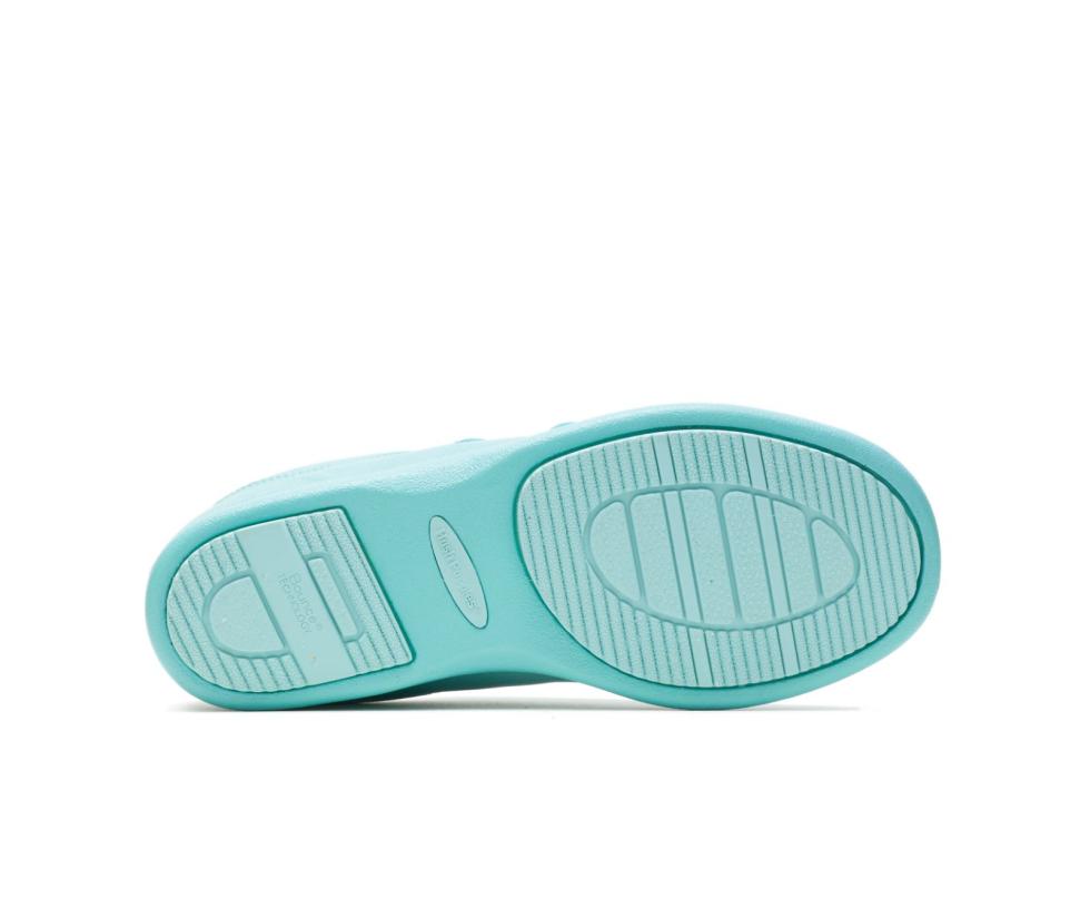 Hush Puppies Power Walker Ii Seafoam Leather | Women Walking Shoes