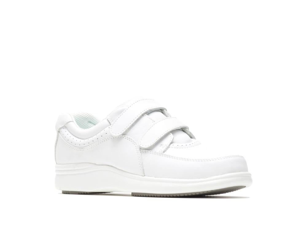 Hush Puppies Power Walker Ii White Leather | Women Walking Shoes
