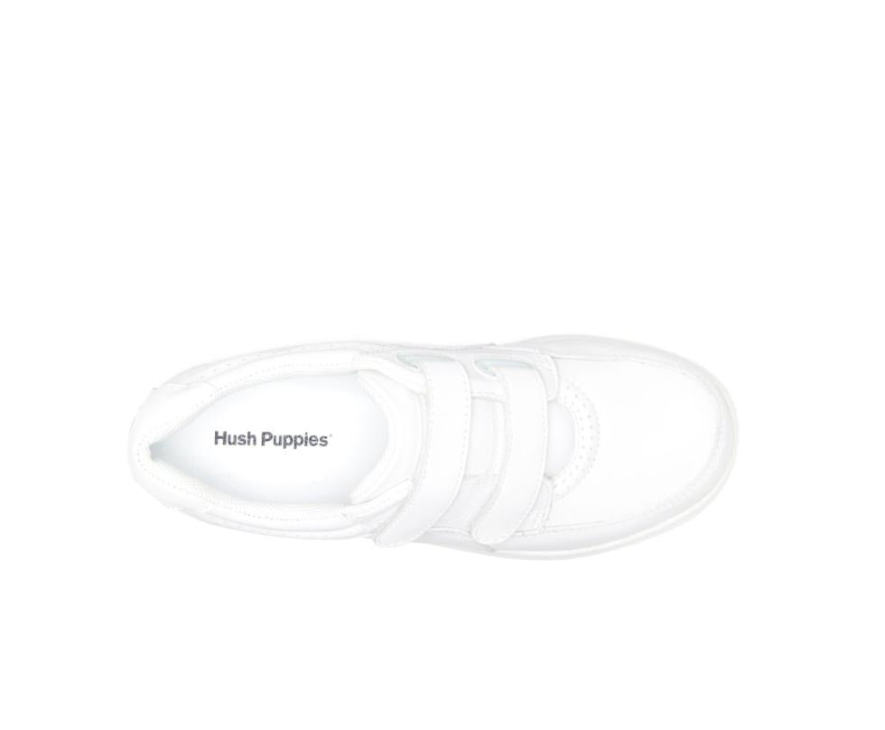 Hush Puppies Power Walker Ii White Leather | Women Walking Shoes