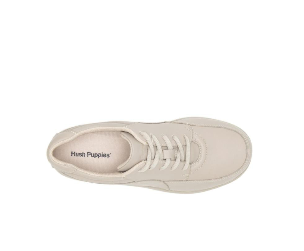 Hush Puppies Power Walker Taupe Leather | Women Walking Shoes