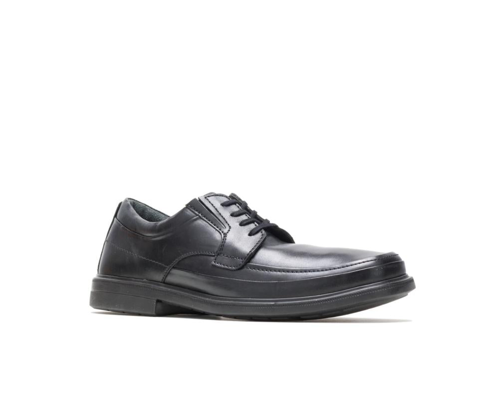 Hush Puppies Prinze Hopper Black Leather | Men Walking Shoes