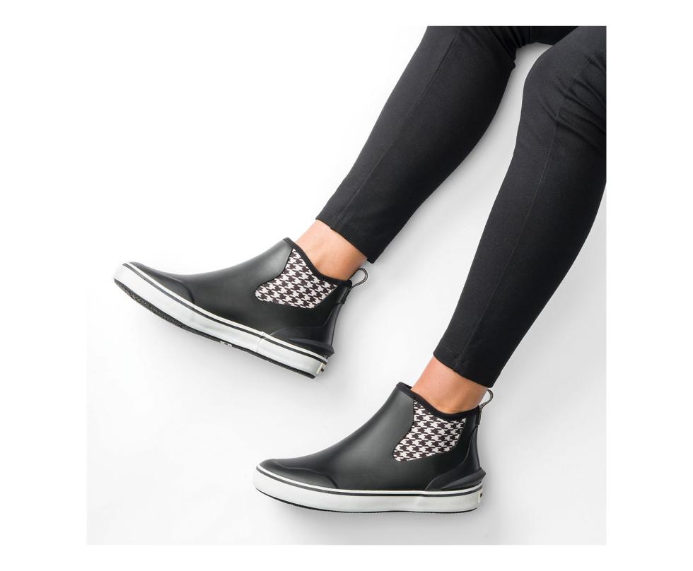 Hush Puppies Rain Sneaker Blackhoundstooth | Women Boots