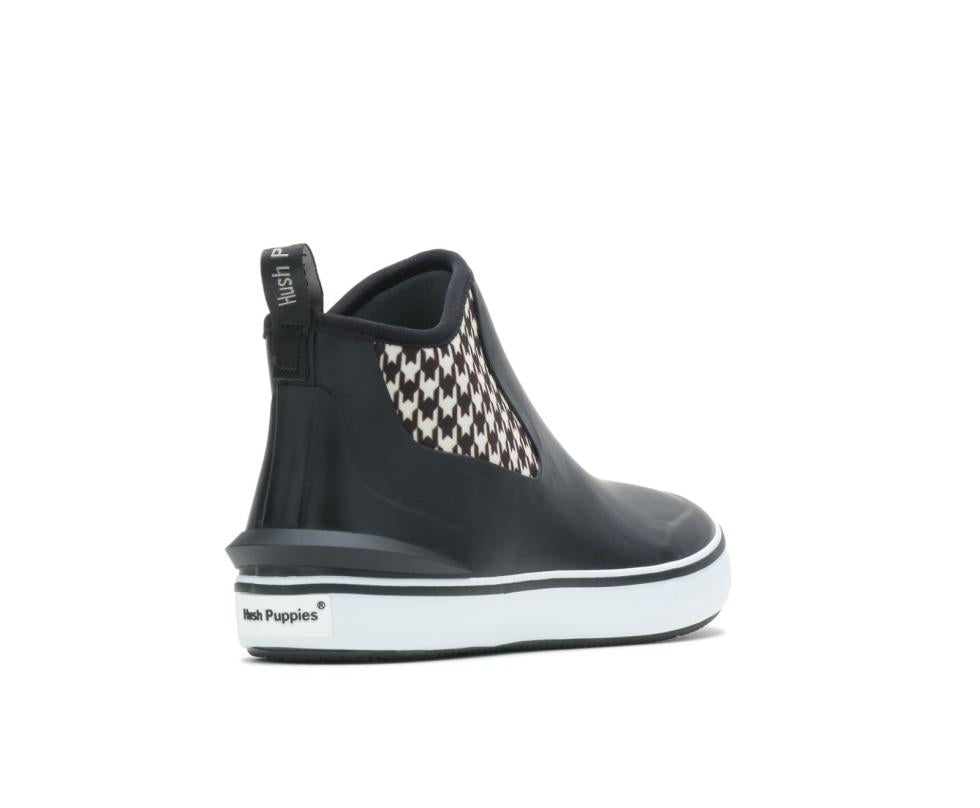 Hush Puppies Rain Sneaker Blackhoundstooth | Women Boots
