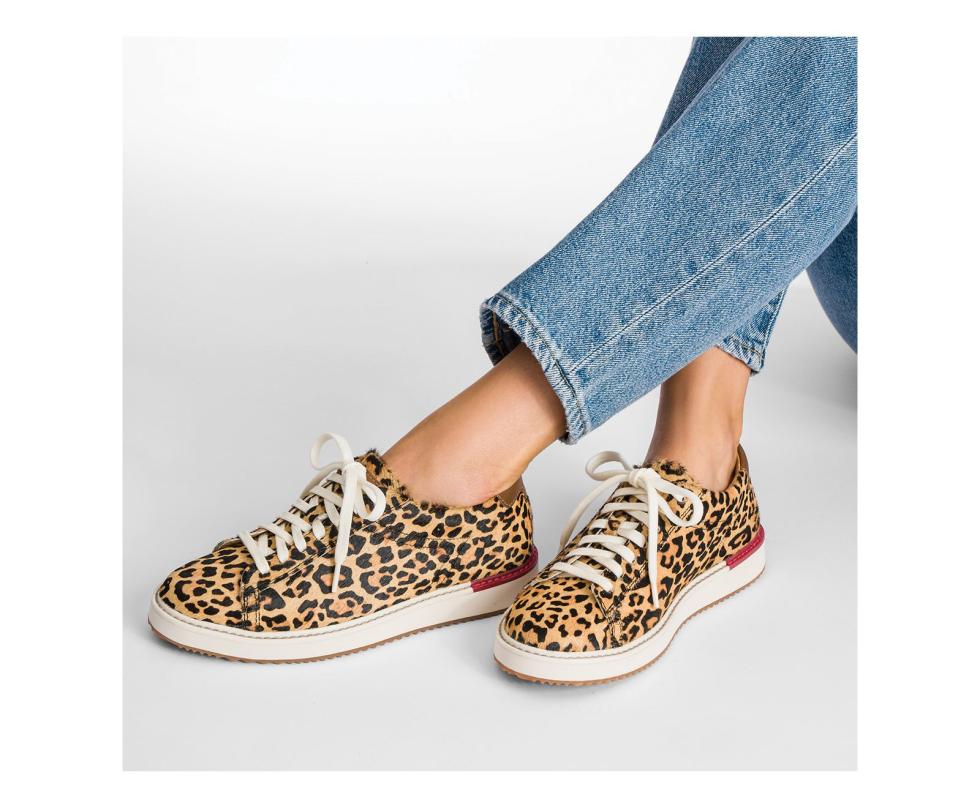 Hush Puppies Sabine Sneaker Leopard Calf Hair | Women Sneakers