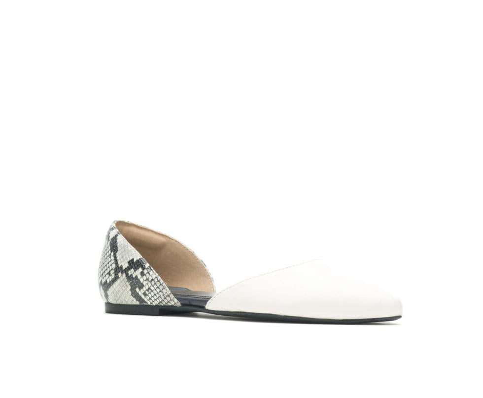 Hush Puppies Sadie D'Orsay Ivorysnake Leather | Women Flats &amp; Slip-Ons