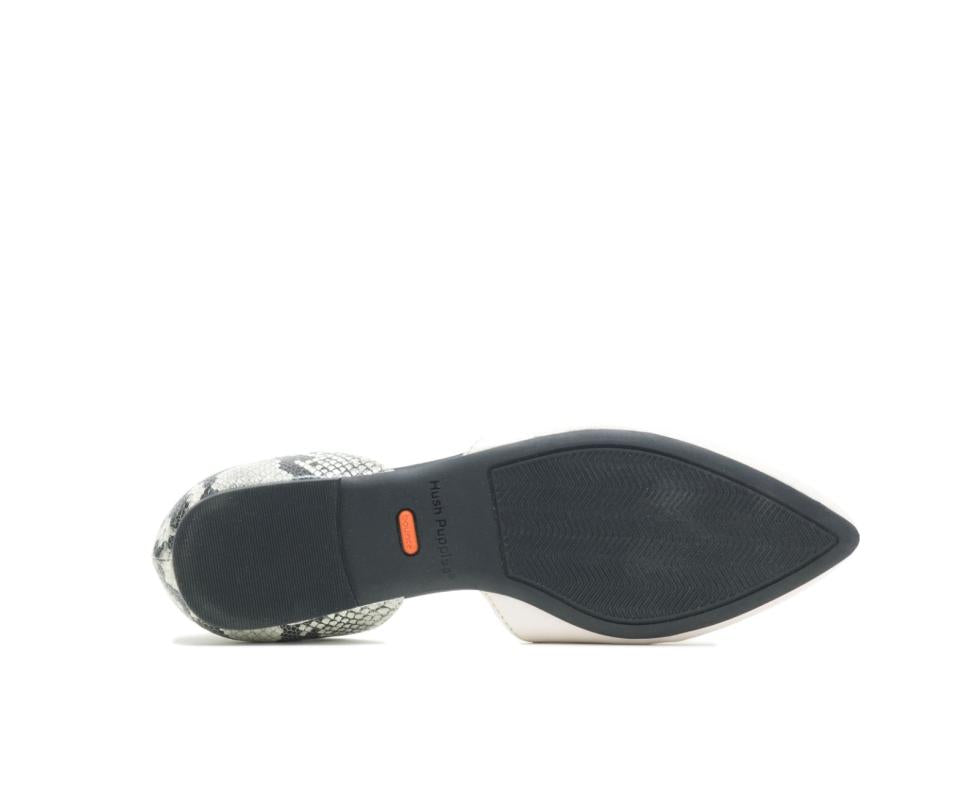 Hush Puppies Sadie D'Orsay Ivorysnake Leather | Women Flats &amp; Slip-Ons