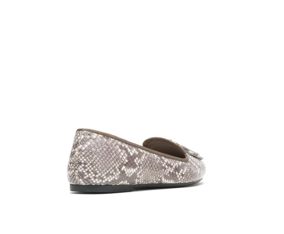 Hush Puppies Sadie Tassel Slip-On Natural Snake Leather | Women Flats &amp; Slip-Ons
