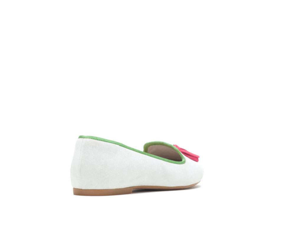 Hush Puppies Sadie Tassel Slip-On Vapor Grey Suede | Women Flats &amp; Slip-Ons