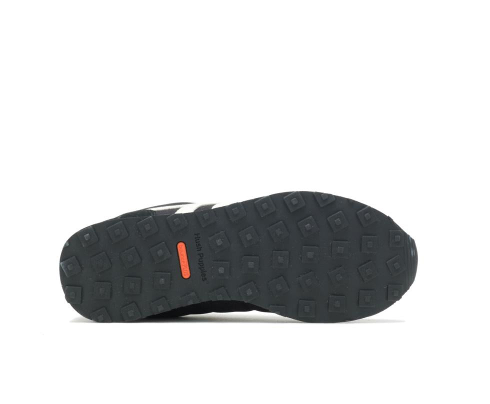 Hush Puppies Seventy8 Black Suede | Women Sneakers