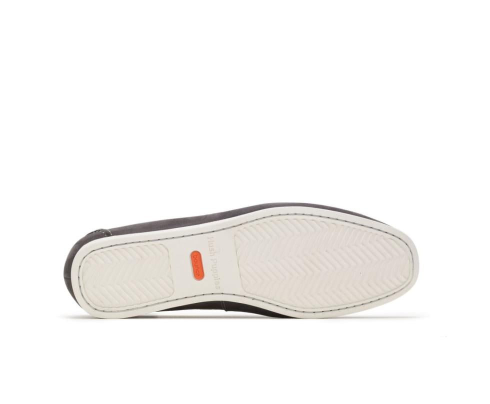 Hush Puppies Shane Venetian Frost Gray Nubuck | Men Slip-Ons