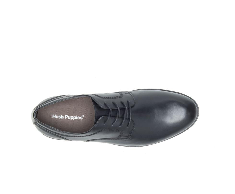 Hush Puppies Shepsky Pt Oxford Black Leather | Men Oxfords