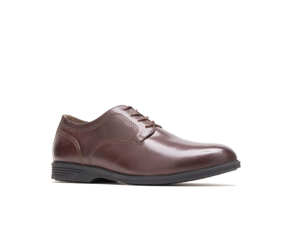 Hush Puppies Shepsky Pt Oxford Dark Brown Leather | Men Oxfords
