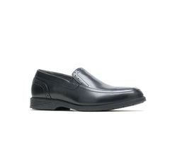 Hush Puppies Shepsky Slip-On Black Leather | Men Slip-Ons