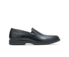 Hush Puppies Shepsky Slip-On Black Leather | Men Slip-Ons