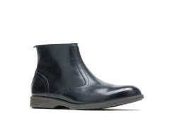 Hush Puppies Shepsky Zip Boot Black Leather | Men Boots